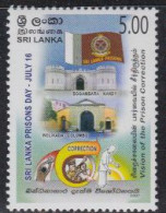 Sri Lanka Mi.Nr. 1640 Tag Der Gefängnisse, Flagge, Gefängnisse (5,00) - Sri Lanka (Ceylon) (1948-...)