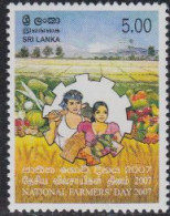 Sri Lanka Mi.Nr. 1664 Tag Der Landwirte, Bäuerinnen Mit Feldfrüchten (5,00) - Sri Lanka (Ceylon) (1948-...)