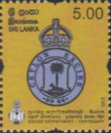 Sri Lanka MiNr. 1972 100Jahre Verbrauchssteuerbehörde (5,00) - Sri Lanka (Ceylon) (1948-...)