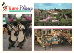 Parc D'Attractions - Euro Disney Paris Devenu Disneyland Paris - Fantasyland - Multivues - Tic Et Tac Les Ecureuils - CP - Disneyland