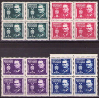 Yugoslavia 1945 Michel 454-457 Marshal TITO - MNH**VF - Unused Stamps