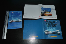 150 Ans De Rail Entre La Belgique Et L'Allemagne SNCB NMBS Chemin De Fer Train Liège Guillemins Cologne Verviers Eupen - Ferrocarril & Tranvías