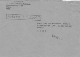 DDR Dienst Brief - Nur Für Den Dienstgebrauch -Ministerium Für Hoch Und Fachschulwesen Berlin - Zentraler Kurierdienst