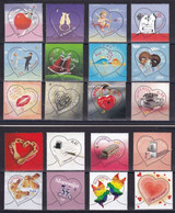 SLOVENIA 2003- 2022,GREETINGS STAMPS,,LOVE STAMP,HEART,,MNH - Otros & Sin Clasificación