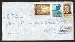 Carta Para Soldado Guerra Colonial SPM 6534, Moçambique 1967. Selos 50 Anos De Fátima, Europa E Prémio Nobel Egas Moniz - Cartas & Documentos