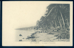 Cpa De Iles Tuamotu -- La Plage à Fakarava --  Environs Tahiti   STEP120bis - Tahiti