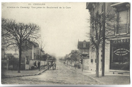 CHELLES - Avenue Du Chesnay - Vue Prise Du Boulevard De La Gare - Chelles