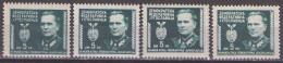 Yugoslavia 1945 - Michel 454 - Marshal TITO - Different Color And Shadow  - MNH**VF - Unused Stamps