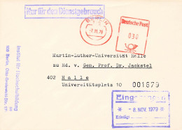 DDR Dienst Brief - Nur Für Den Dienstgebrauch - Institut Für Hochschulbildung Berlin 1979 - Zentraler Kurierdienst