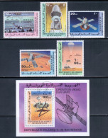 Mauritania 1977 Mi# 552-556, Block 16 Used - Viking Mars Project / Space - Mauritanie (1960-...)