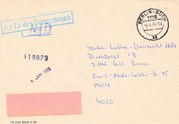 DDR Dienst Brief - Nur Für Den Dienstgebrauch - Berlin Buch 1988 - Central Mail Service