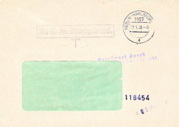 DDR Dienst Brief - Nur Für Den Dienstgebrauch - Zentralstelle Für Das Auslands Und Ausländerstudium Berlin 1988 - Central Mail Service