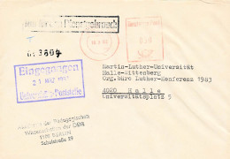 DDR Dienst Brief - Nur Für Den Dienstgebrauch - Akademie Der Pädagogischen Wissenschaften Der DDR Berlin 1983 - Central Mail Service