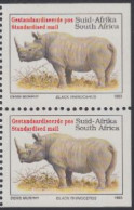 Südafrika Mi.Nr. 896IIEor/Eur Freim.Bedrohte Tiere, Nashorn (Paar) - Altri & Non Classificati