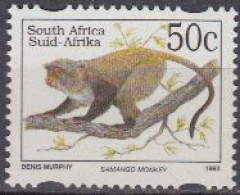 Südafrika Mi.Nr. 897IIAS Freim. Bedohte Tiere,  Meerkatze (50) - Altri & Non Classificati