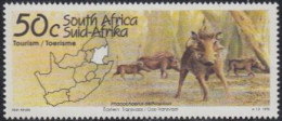 Südafrika Mi.Nr. 949 Tourismus, Warzenschwein, Karte Transvaal (50) - Altri & Non Classificati