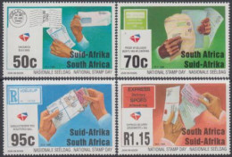 Südafrika Mi.Nr. 940-43 Nationaler Briefmarkentag, Postsendungen (4 Werte) - Other & Unclassified