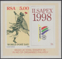 Südafrika Mi.Nr. Block 39 Briefmarkenausstellung STAMPEX '95, Postläufer - Sonstige & Ohne Zuordnung