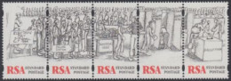 Südafrika Mi.Nr. Zdr.1047-51 Freiheitstag, Wahlen (Fünferstreifen) - Other & Unclassified