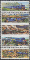 Südafrika Mi.Nr. Zdr.1074-78A Der Blaue Zug (Fünferstreifen) - Other & Unclassified