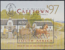 Südafrika Mi.Nr. Block 64 Briefmarkenausstellung CAPE STAMP SHOW '97, Pferdepost - Sonstige & Ohne Zuordnung