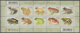 Südafrika Mi.Nr. Klbg.1251-60 Froschlurche - Autres & Non Classés