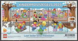 Nederland NVPH 2023 Vel Kinderzegels 2023 MNH Postfris LEGO Cartoon - Ongebruikt