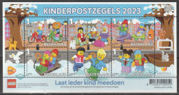 Nederland NVPH 2023 Vel Kinderzegels 2023 MNH Postfris LEGO Cartoon - Ungebraucht