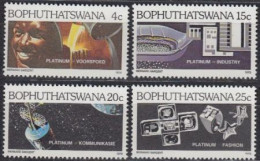 Südafrika - Bophuthatswana Mi.Nr. 47-50 Platin (4 Werte) - Other & Unclassified