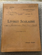 Livret Scolaire Math Lycée Carnot DIJON Année Scolaire 1937-1938 1938-1939 1939-1940 - Diplomi E Pagelle