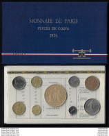 1976 Francia Divisionale Fleurs De Coins 9 Monete - Sonstige – Europa