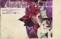 59 Roubaix  Carnaval D'ete Affiche Art Nouveau   - Roubaix