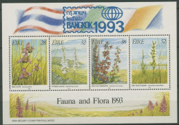 Irland 1993 Orchideen Block 10 II Mit Aufdruck Bangkok 1993 Postfrisch (C16294) - Hojas Y Bloques