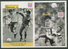 Grenada 1993 Fußball-WM USA Block 349/50 Postfrisch (C94556) - Grenade (1974-...)