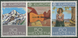 Schweiz 1975 Europa CEPT Gemälde 1050/52 Postfrisch - Nuovi