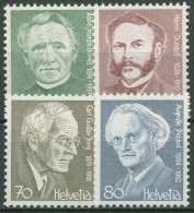 Schweiz 1978 Persönlichkeiten Porträts 1137/40 Postfrisch - Unused Stamps