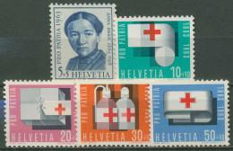 Schweiz 1963 Pro Patria Pflegerinnen Anna Heer Rotes Kreuz 775/79 Postfrisch - Ungebraucht