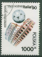 Polen 1990 Fußball-WM Italien Kolosseum Rom 3268 Gestempelt - Gebruikt