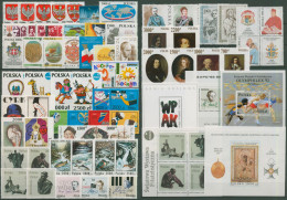 Polen 1992 Jahrgang Komplett 3361/24, Block 116/20 Postfrisch (SG61486) - Full Years