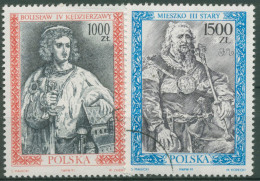 Polen 1991 Herrscher Herzöge 3326/27 Gestempelt - Used Stamps