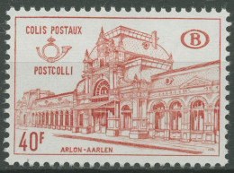 Belgien 1968 Postpaketmarke Bahnhof Arlon PP 63 Postfrisch - Nuevos