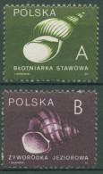 Polen 1990 Inlandspost Tiere Schnecken 3273/74 A Postfrisch - Neufs
