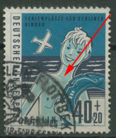 Berlin 1960 Kinder Mit Plattenfehler 196 F 44 Gestempelt - Errors & Oddities