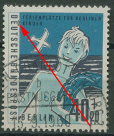 Berlin 1960 Kinder Mit Plattenfehler 196 PF ?? Gestempelt - Plaatfouten En Curiosa