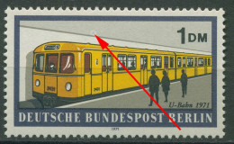 Berlin 1971 Strassenbahn Mit Putzenfleck 384 Postfrisch - Varietà E Curiosità