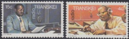 Südafrika - Transkei Mi.Nr. 28-29 1 Jahr Transkei-Rundfunkstation (2 Werte) - Other & Unclassified