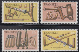 Südafrika - Transkei Mi.Nr. 33-36 Pfeifen (4 Werte) - Other & Unclassified