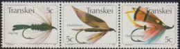 Südafrika - Transkei Mi.Nr. Zdr.68,69,65 Waag. Künstliche Fliegen  - Other & Unclassified