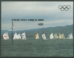 Komoren 1983 Olympische Sommerspiele Los Angeles Block 235 B Postfrisch (C40601) - Comores (1975-...)
