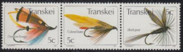 Südafrika - Transkei Mi.Nr. Zdr.65,66,67 Waag. Künstliche Fliegen  - Other & Unclassified